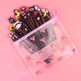 20-Piece: Cute Gel Cartoon Pen Set