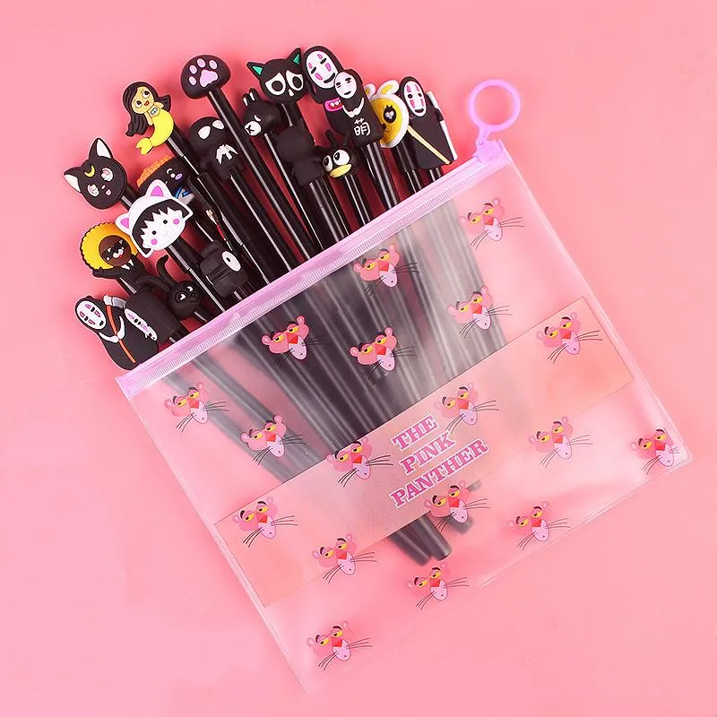 20-Piece: Cute Gel Cartoon Pen Set