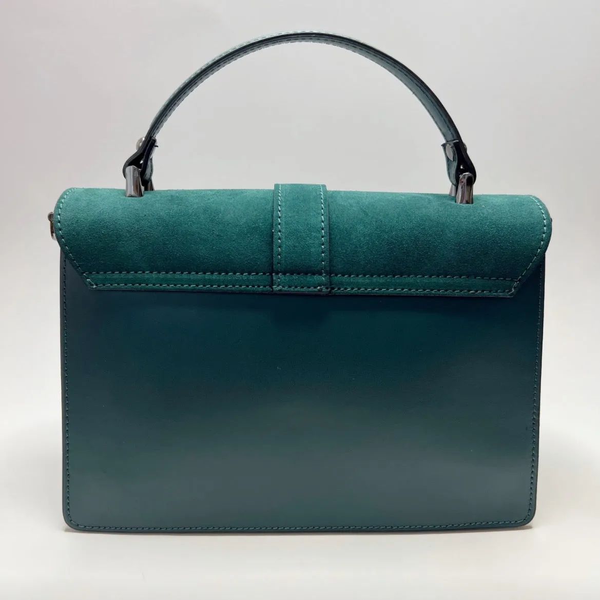 Angelina Emerald Leather Handbag