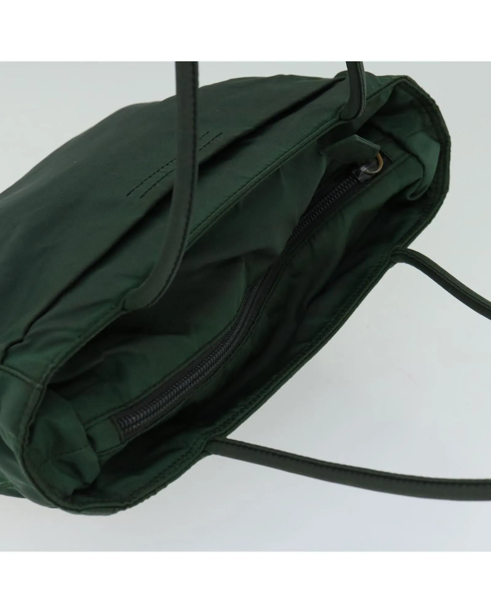 Authentic Prada Green Nylon Handbag