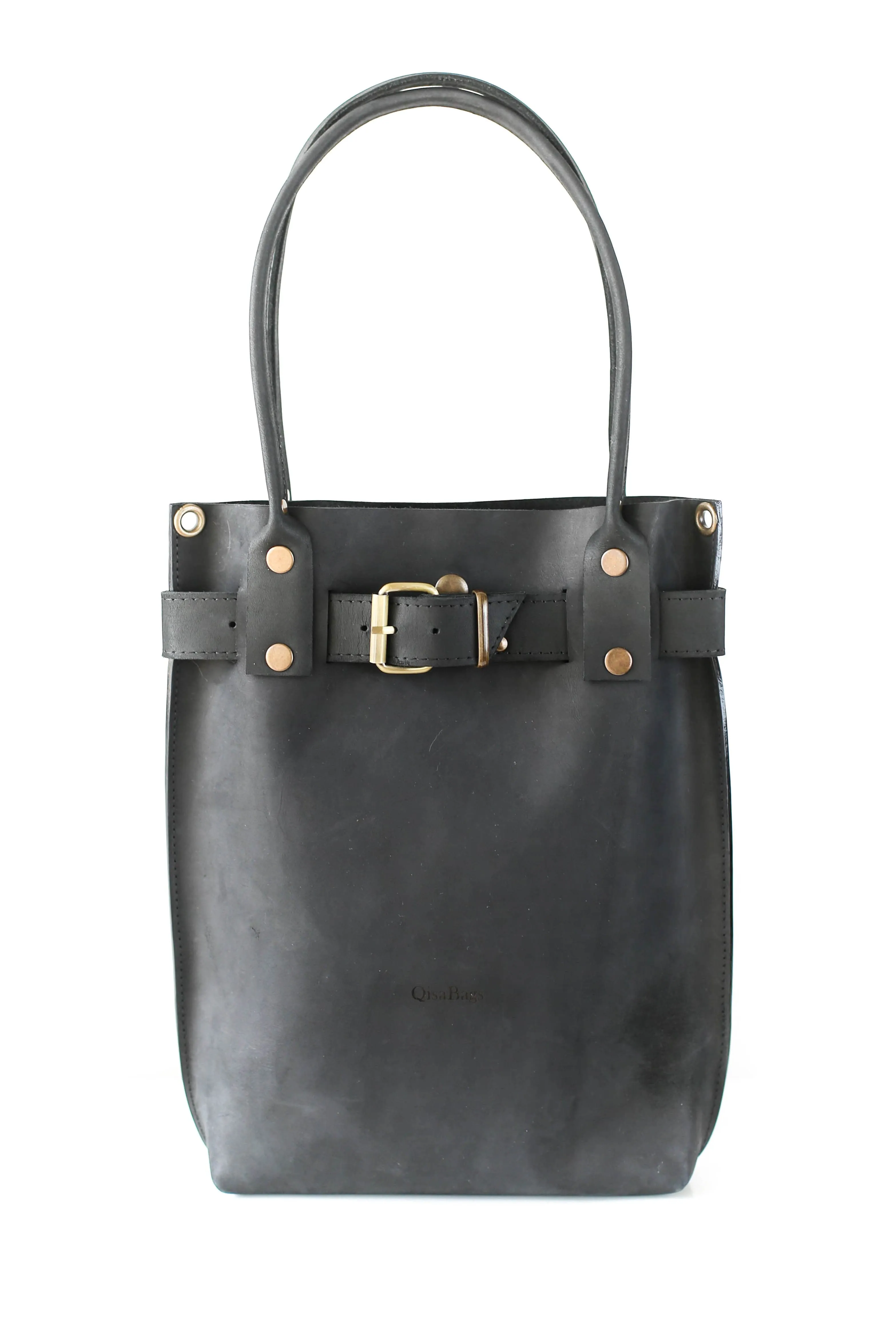 Black Leather Handbag