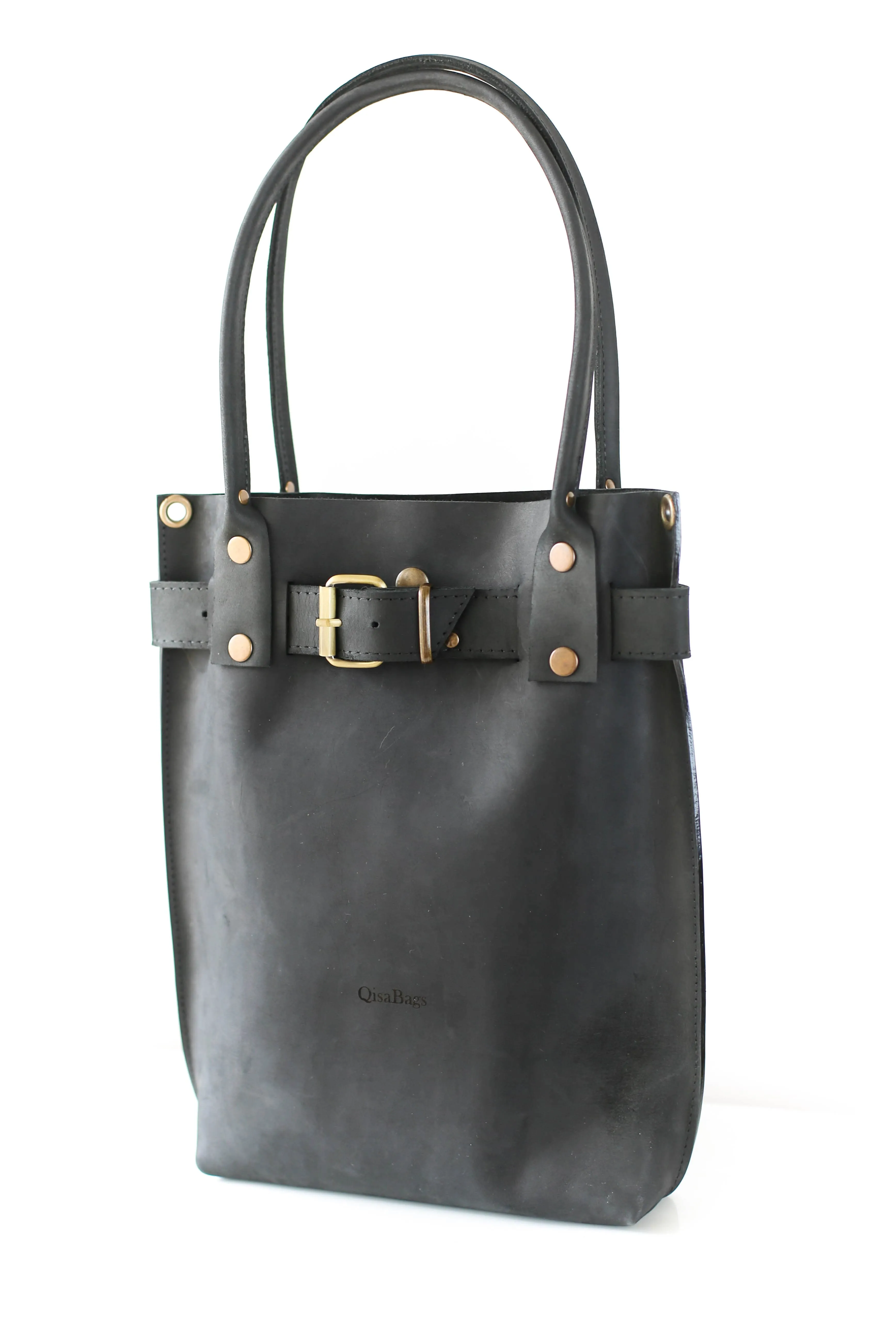 Black Leather Handbag