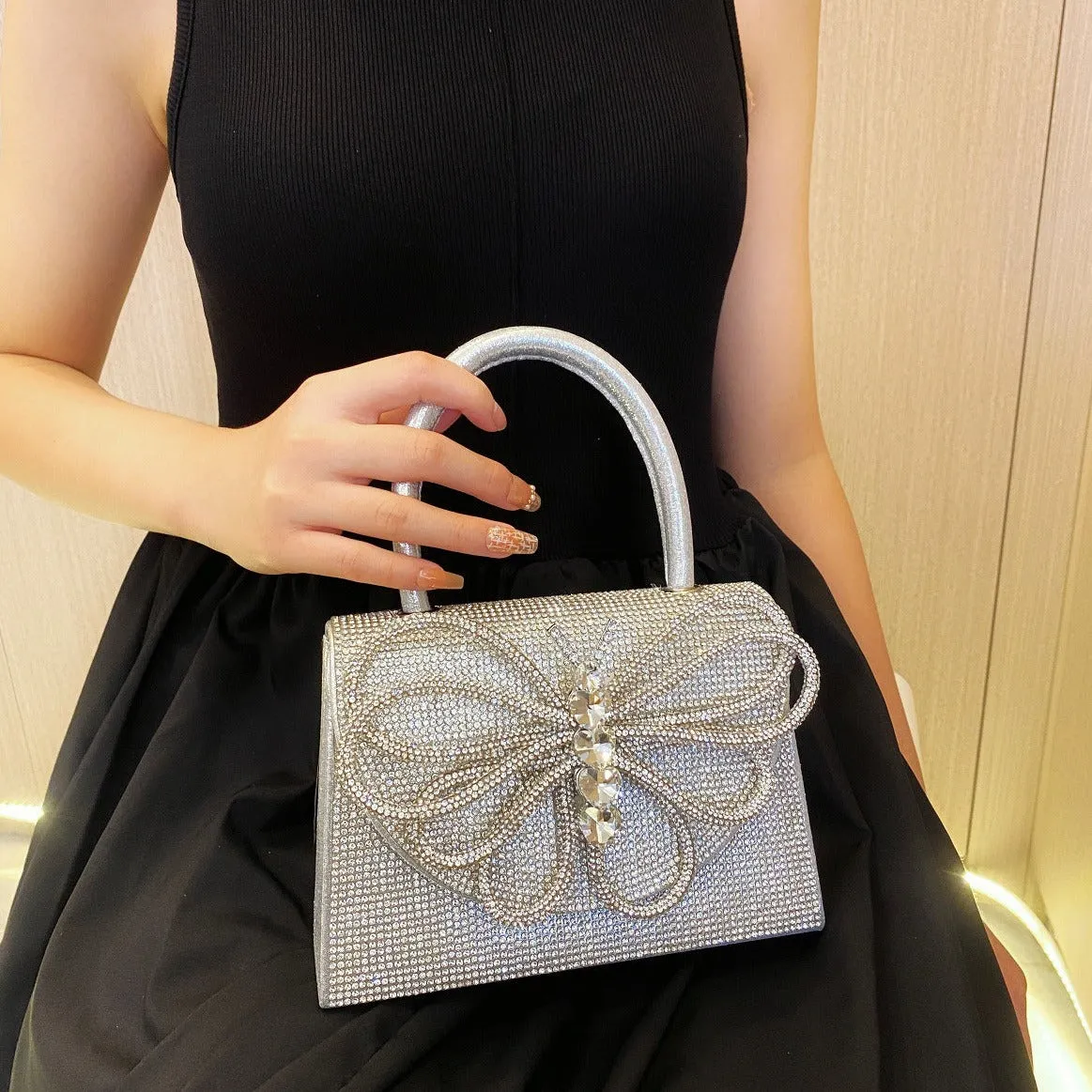 Butterfly Rhinestones Handbag