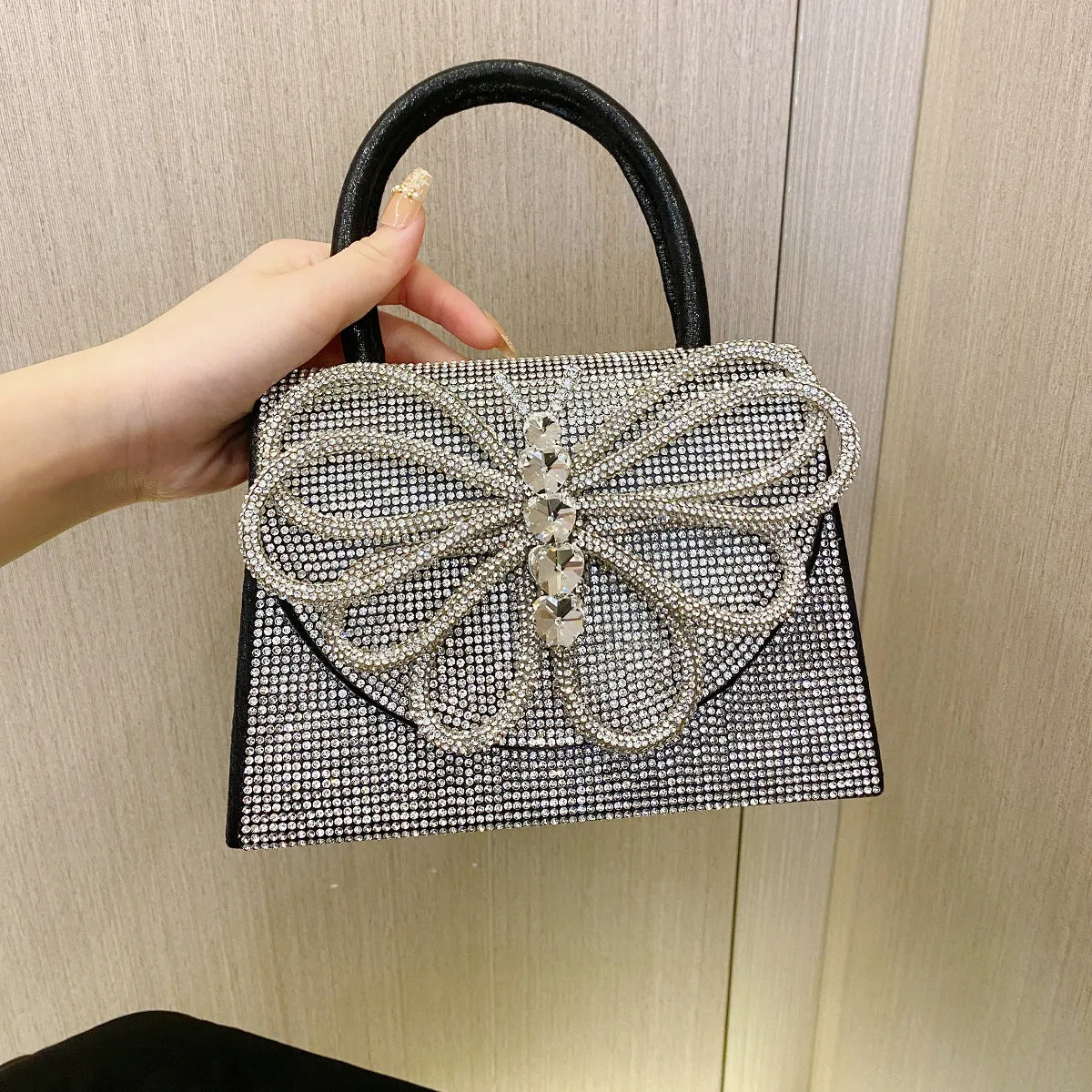 Butterfly Rhinestones Handbag