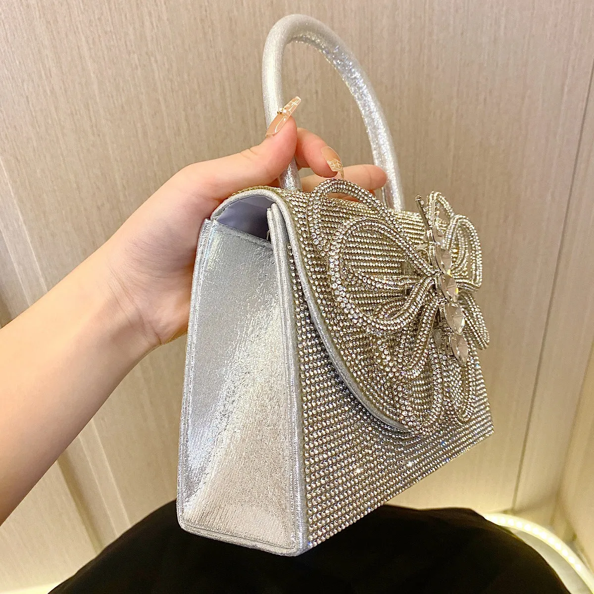 Butterfly Rhinestones Handbag