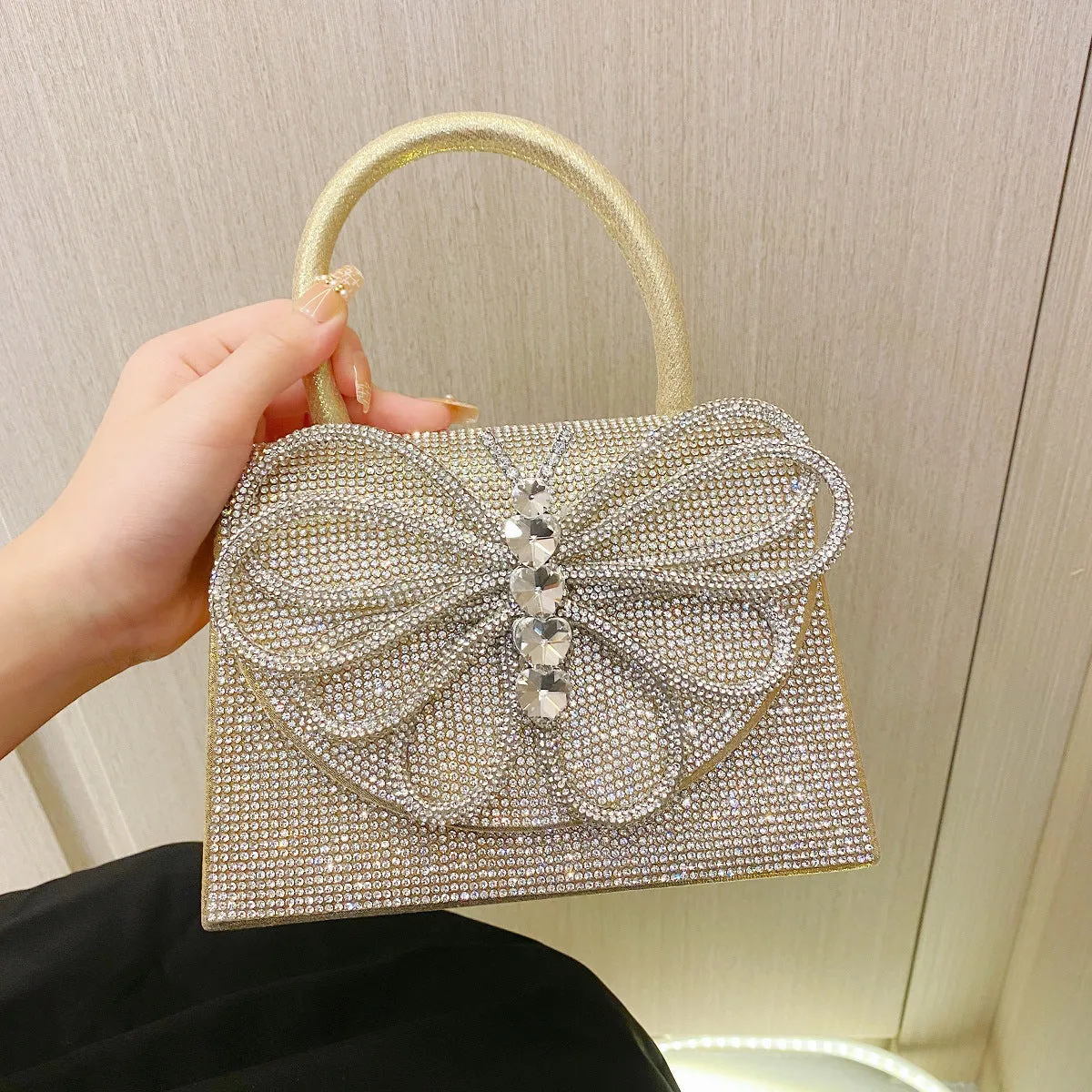 Butterfly Rhinestones Handbag