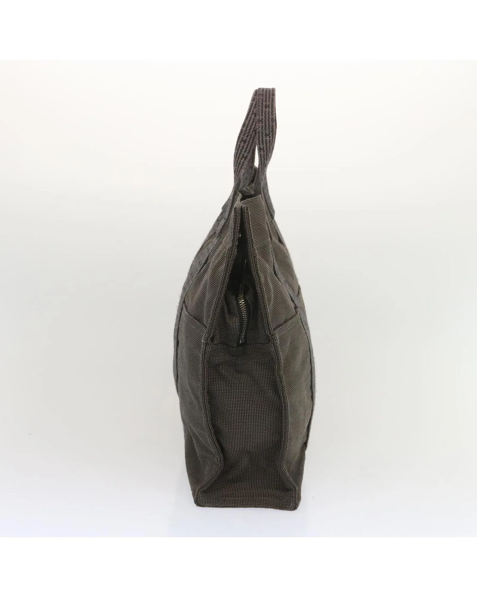 Canvas Gray Tote Bag with Spacious Interior