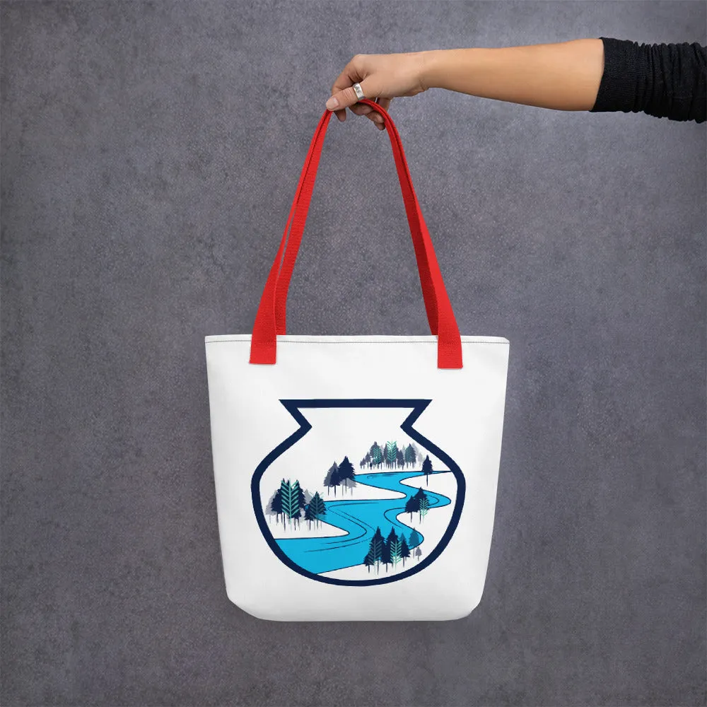 Catawba Pottery Design Tote bag -artwork by Alex Osborn