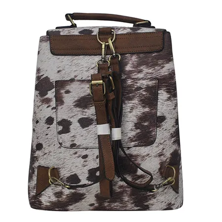 Chic Cow Faux Leather NGIL Utility Backpack