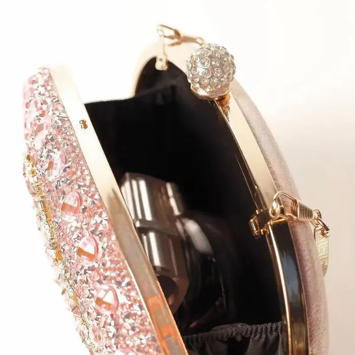 Clutch Crystal Hard Case Bag for Women