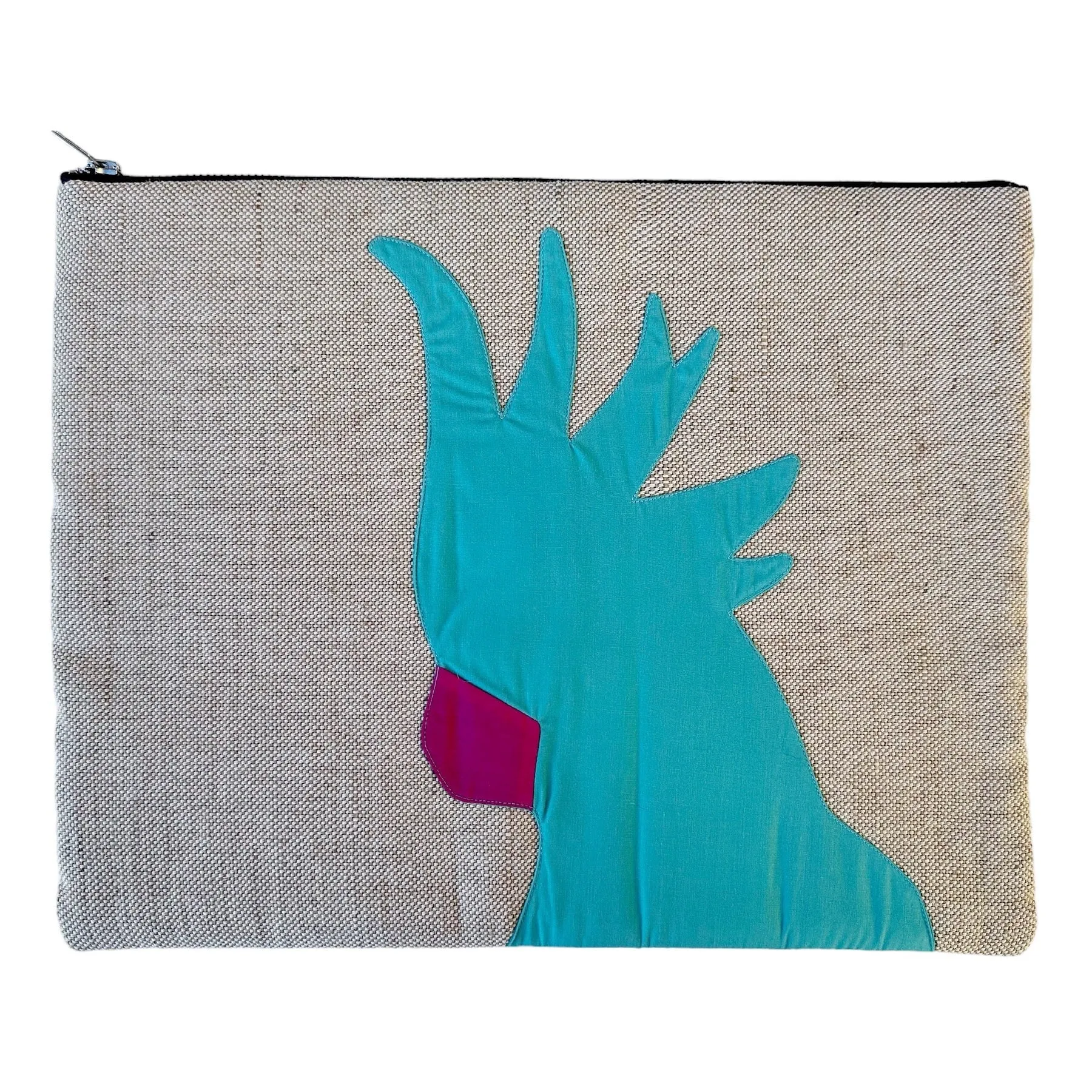 Cockatoo Laptop Sleeve in Aqua