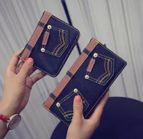 Creative Jeans Style Exquisite Women Wallet