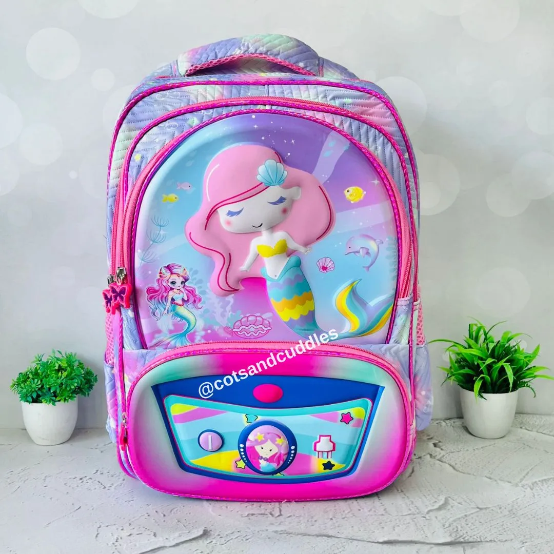 Cute Design Hard shell Backpack with Front Pocket For Kids