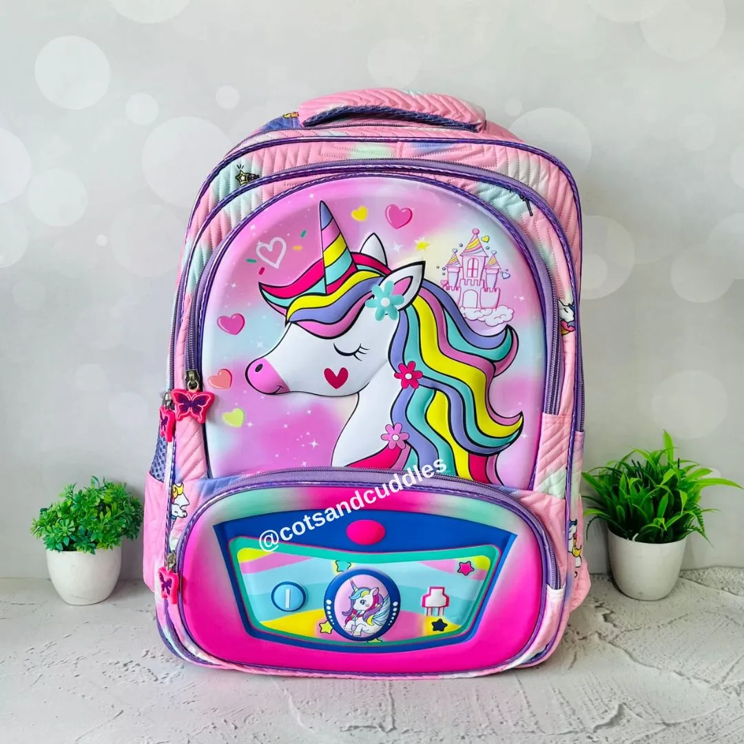 Cute Design Hard shell Backpack with Front Pocket For Kids