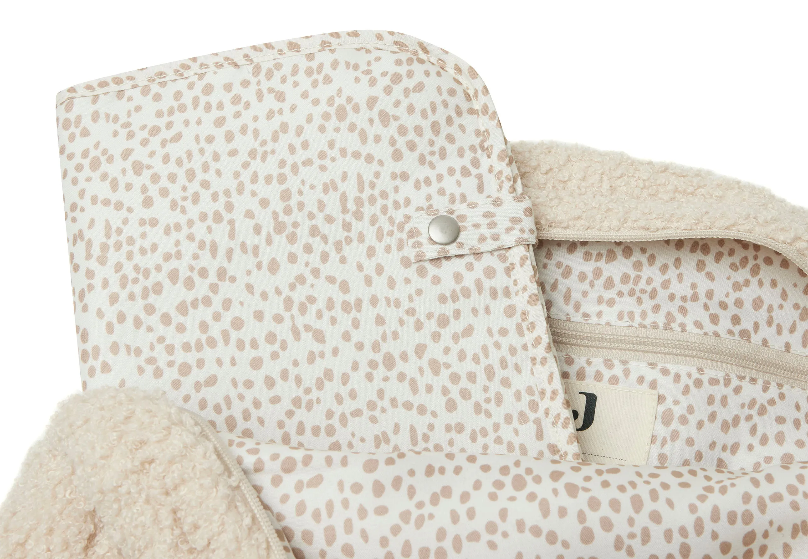 Diaper Bag Backpack Boucle - Naturel