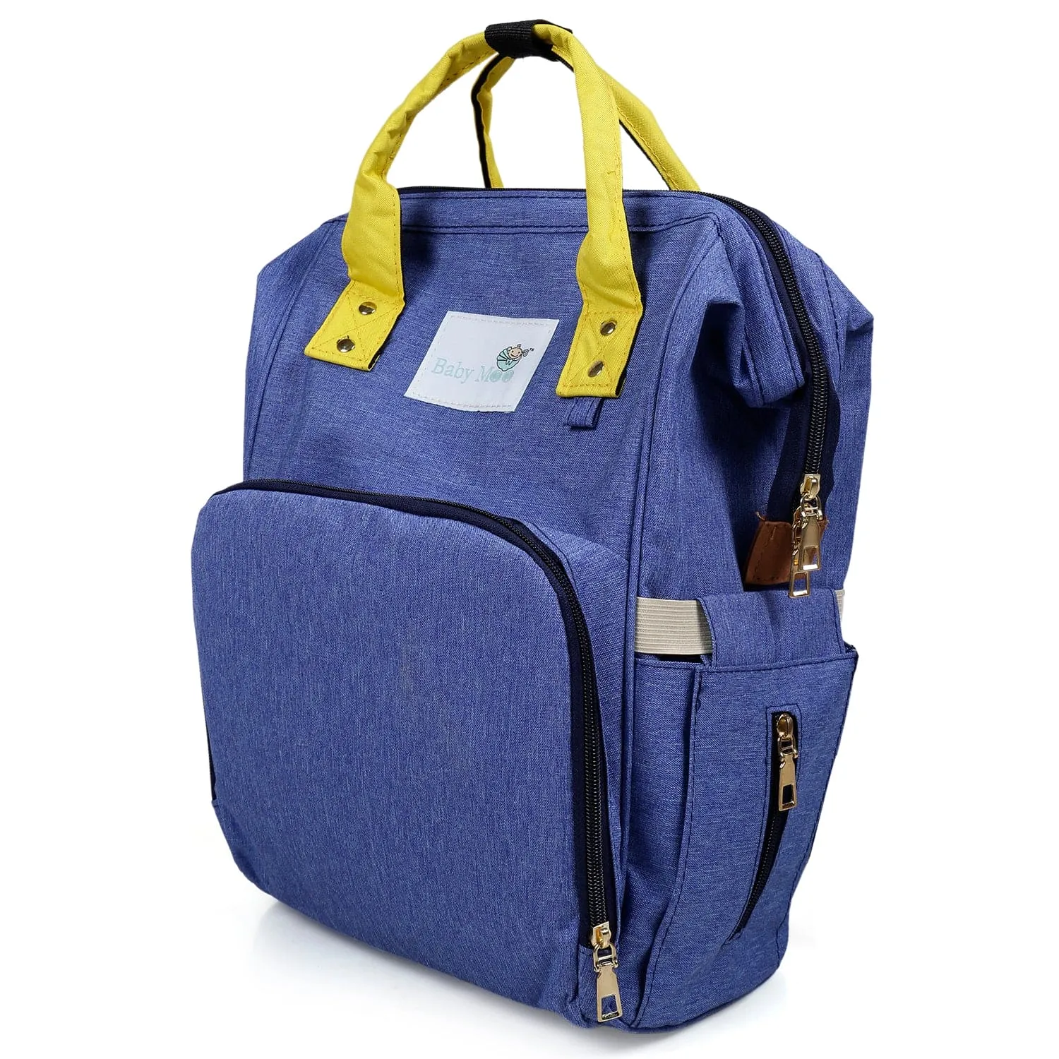 Diaper Bag 
Maternity Backpack Solid Blue