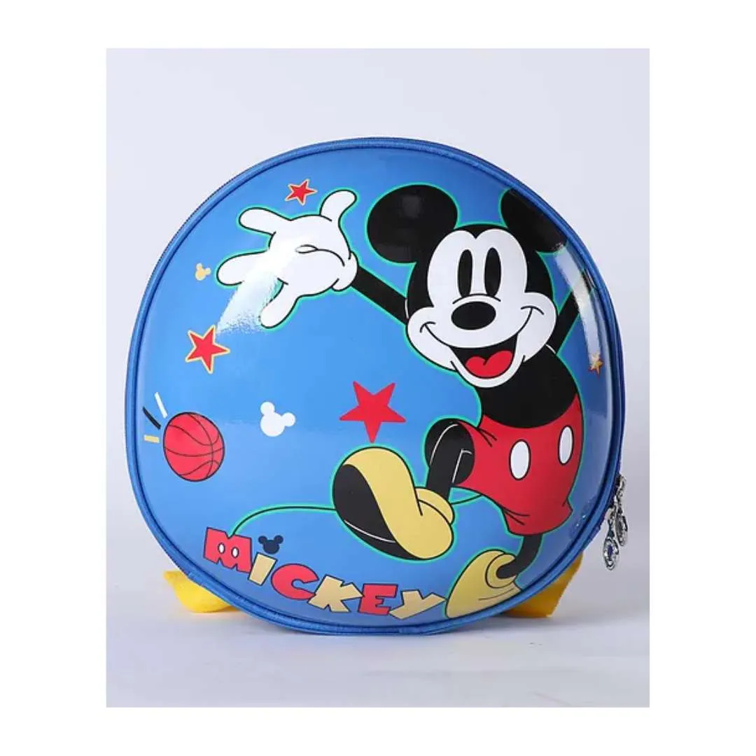 DISNEY MICKEY ROUND SHAPE HARDSHELL BAG - BLUE by Mesuca