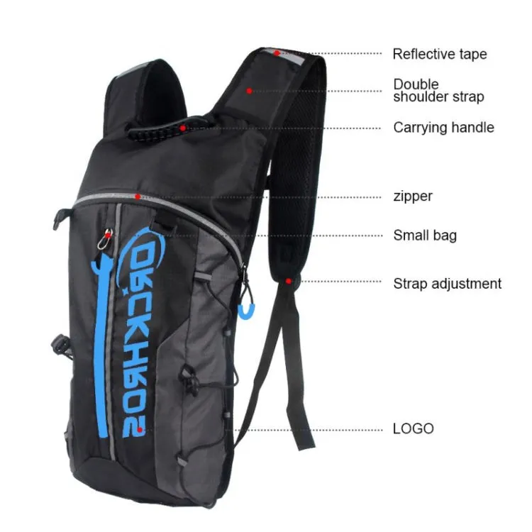 DRCKHROS DH115 Outdoor Running Sports Cycling Water Bag Backpack, Color: Black Orange Water Bag