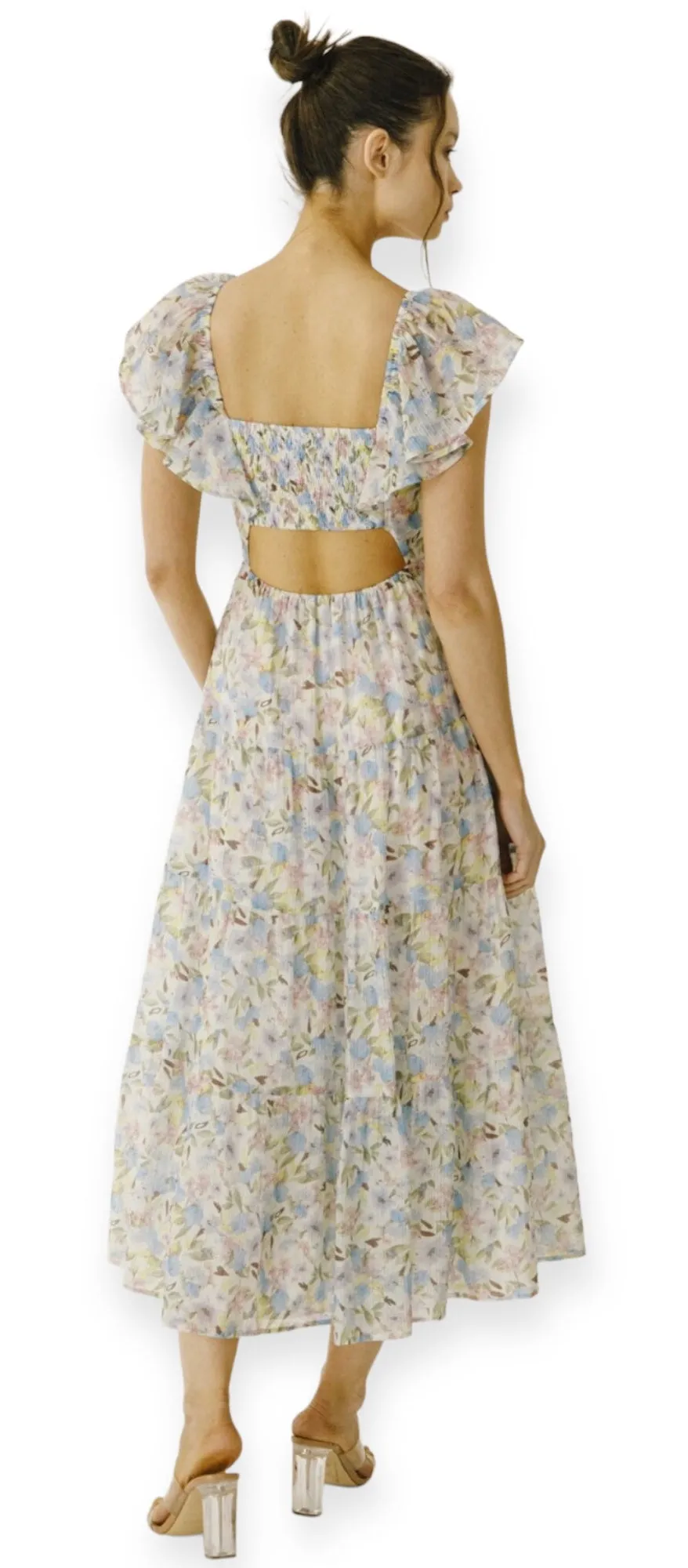 Elegant Floral Summer Dress