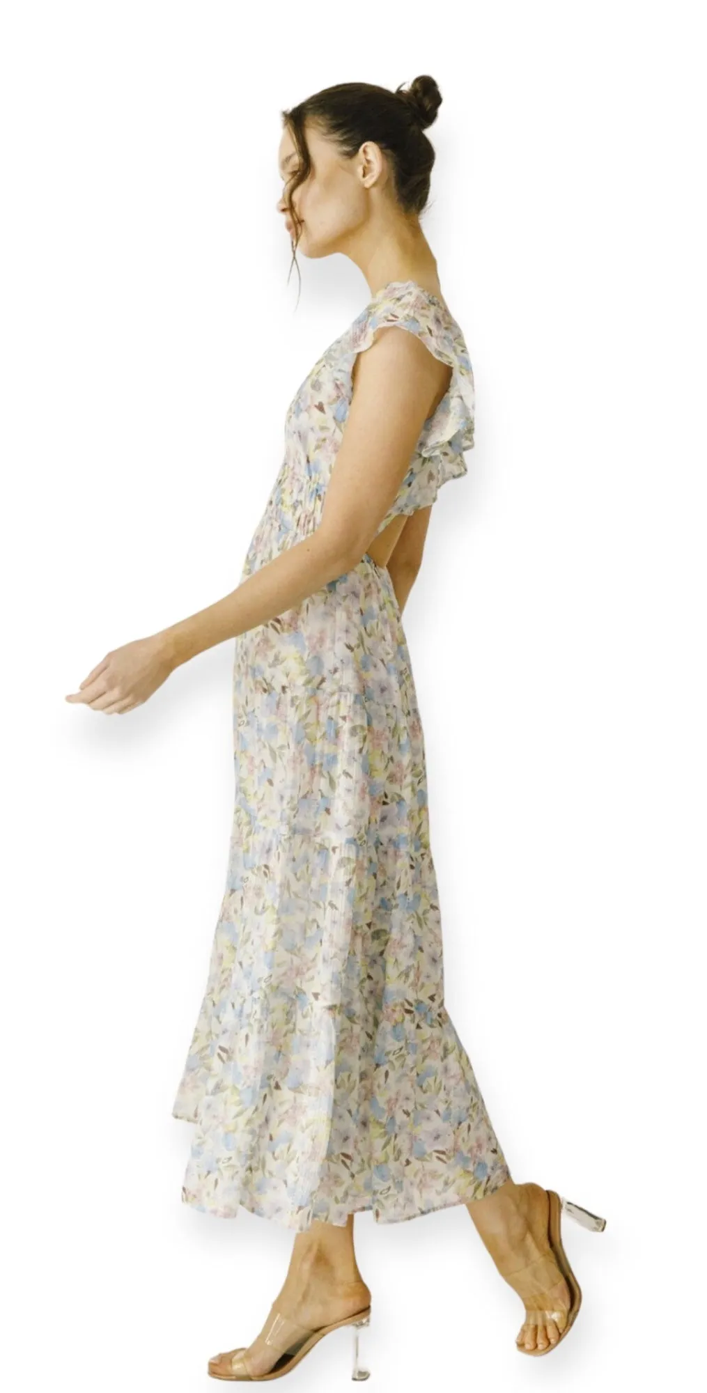 Elegant Floral Summer Dress