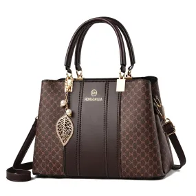 Elegant Women's Handbags High Quality Leather Top-Handle Sac Big Capacity Crossbody Shoulder Bag