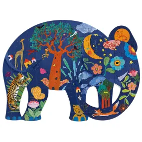 Elephant Art Puzzle  - 150pc Kids Puzz' Art by Djeco