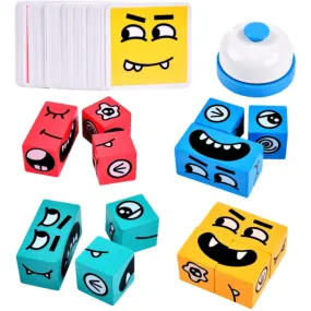 Emoji Expressions Matching Cube Game (16 pcs)