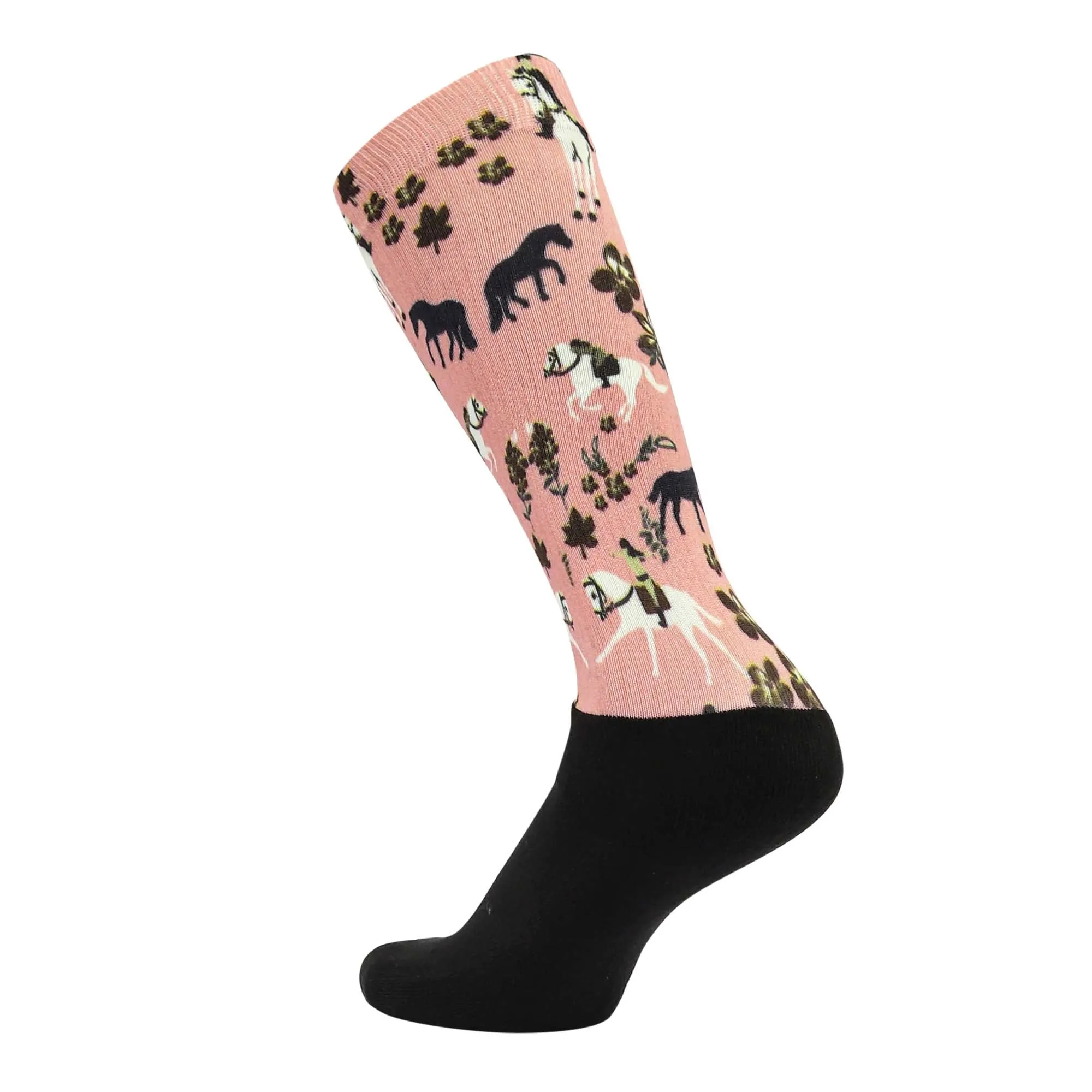 Equine Couture Children'S OTC Boot Socks- Springtime Schooling