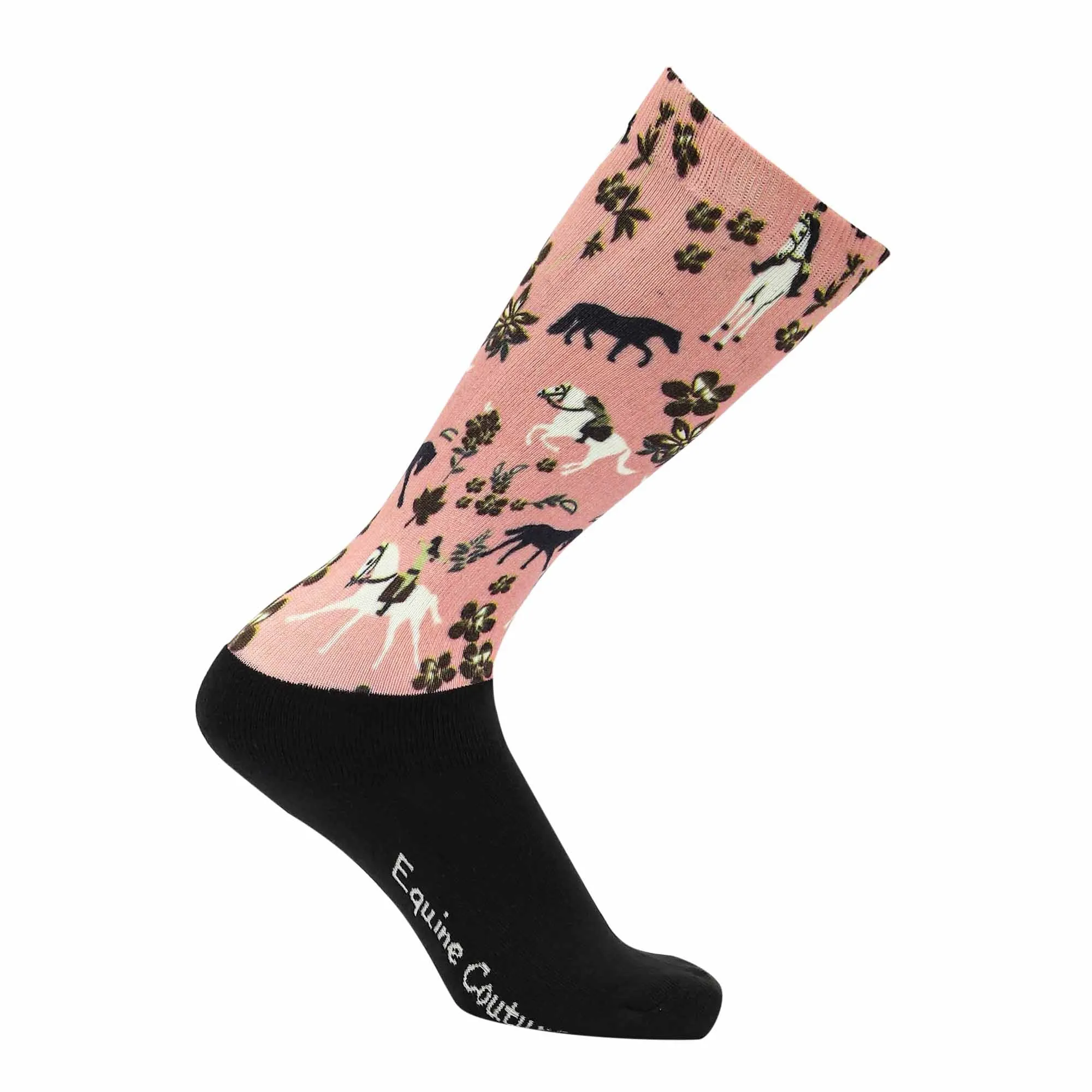 Equine Couture Children'S OTC Boot Socks- Springtime Schooling