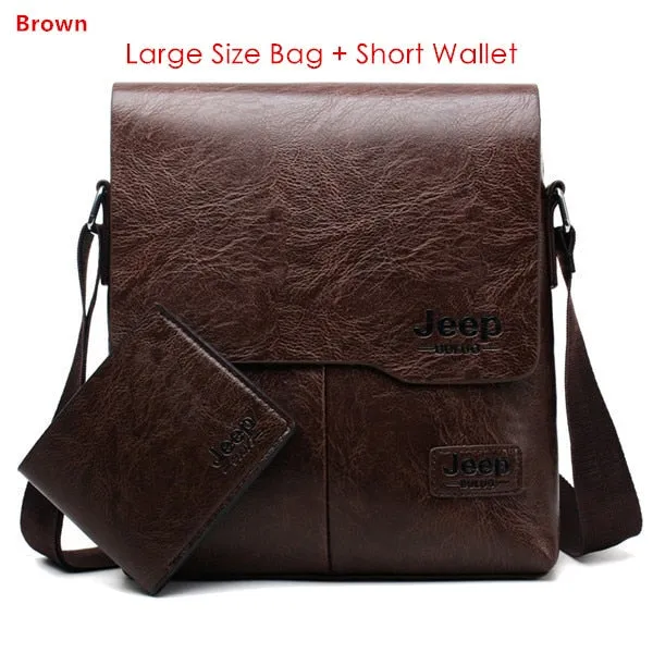 Famous Business Casual Tote Bags Men Messenger Bag Leather Crossbody Shoulder Bag For Man