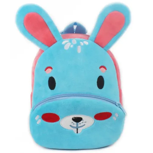 Fashion Children School Bags 3D Cartoon Print Plush Kids Backpack