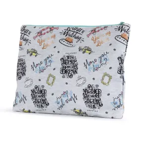 FRIENDS MARL OVERSIZE FLAT PENCIL CASE