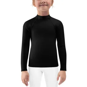 GG - Children's Long Sleeve T-Shirt with Rash Guard - Black