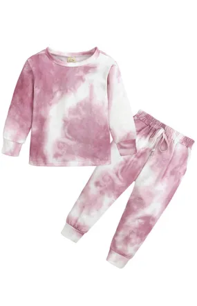 Girl's  Long Sleeve Cotton Print Pyjama Sets