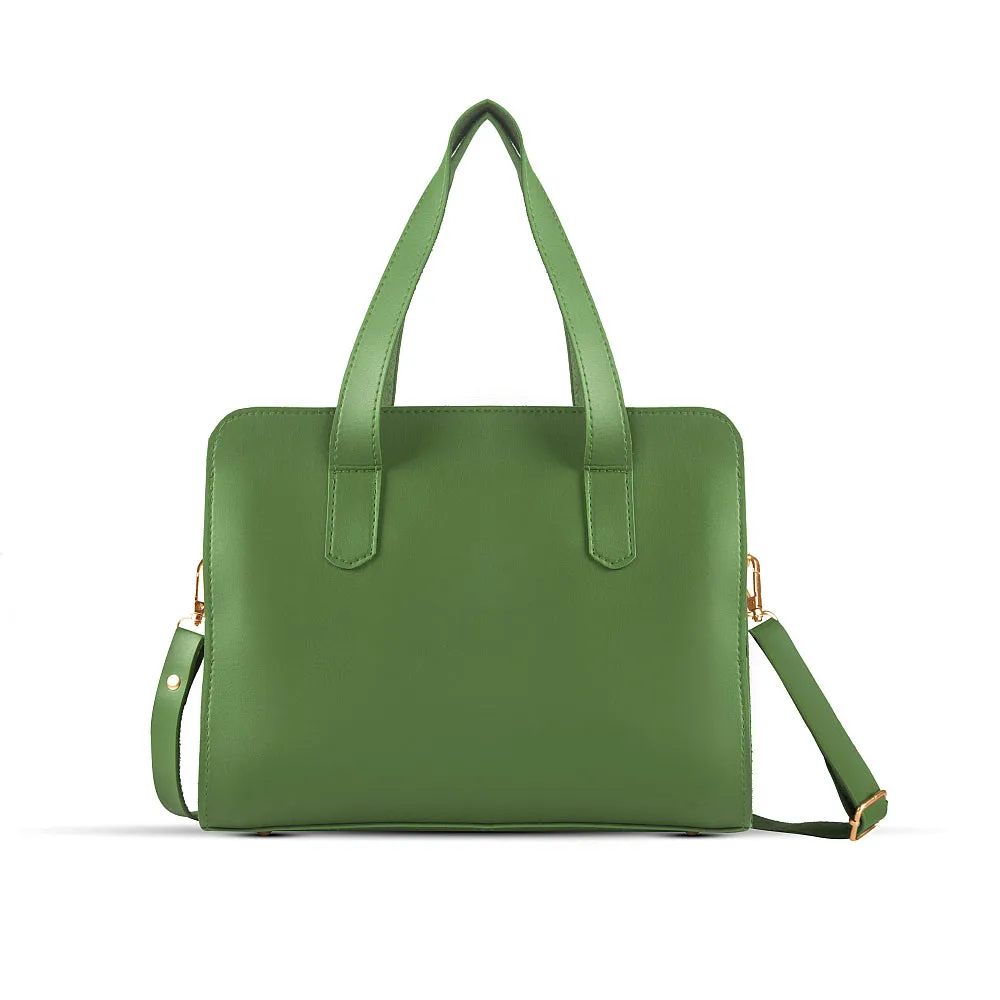 HAZEL 3Pcs GREEN HANDBAG SET