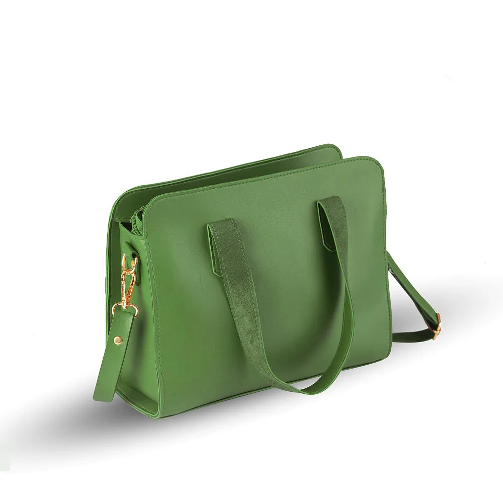 HAZEL 3Pcs GREEN HANDBAG SET