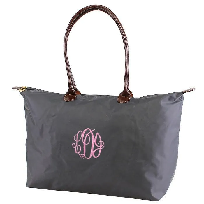 HD1293 21" Nylon Zip Tote Bag