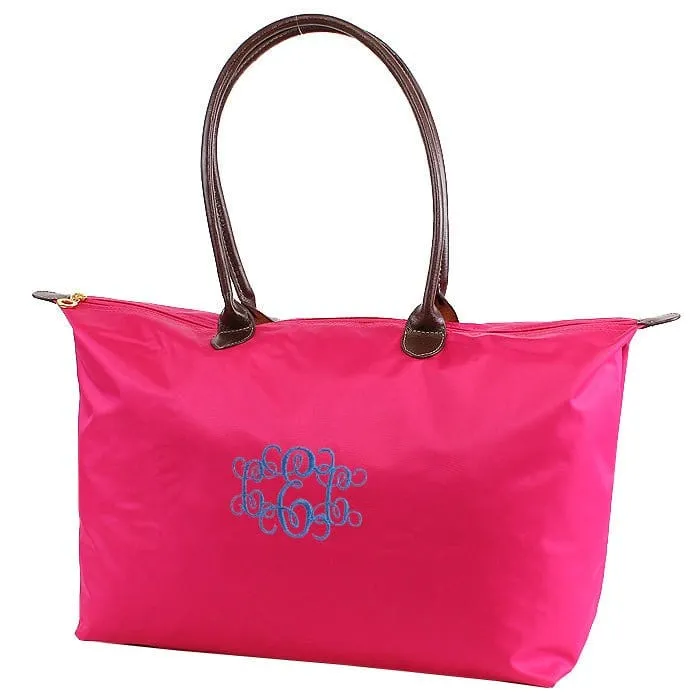 HD1293 21" Nylon Zip Tote Bag