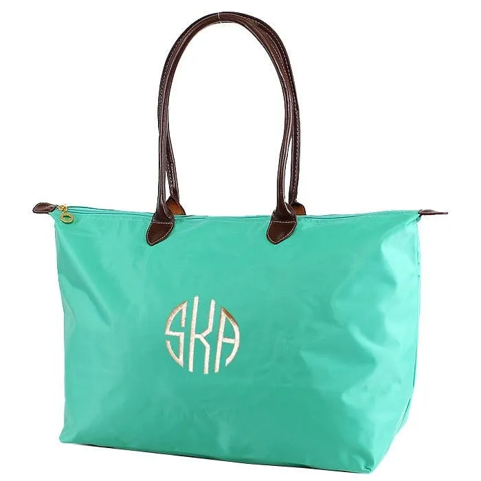 HD1293 21" Nylon Zip Tote Bag