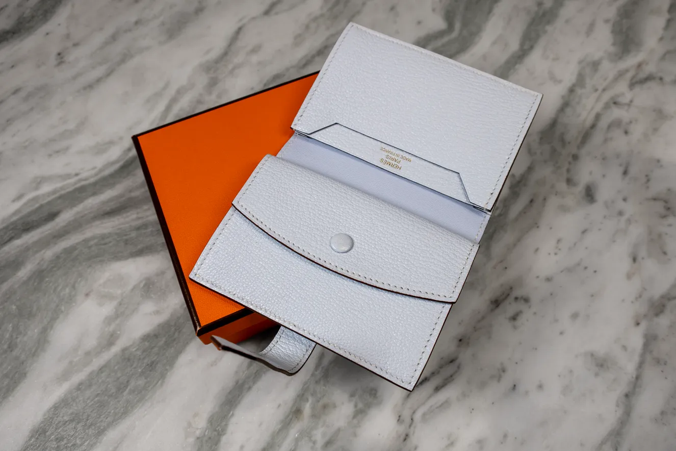 Hermès 2022 Bearn Mini H Logo Wallet