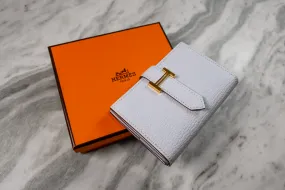 Hermès 2022 Bearn Mini H Logo Wallet