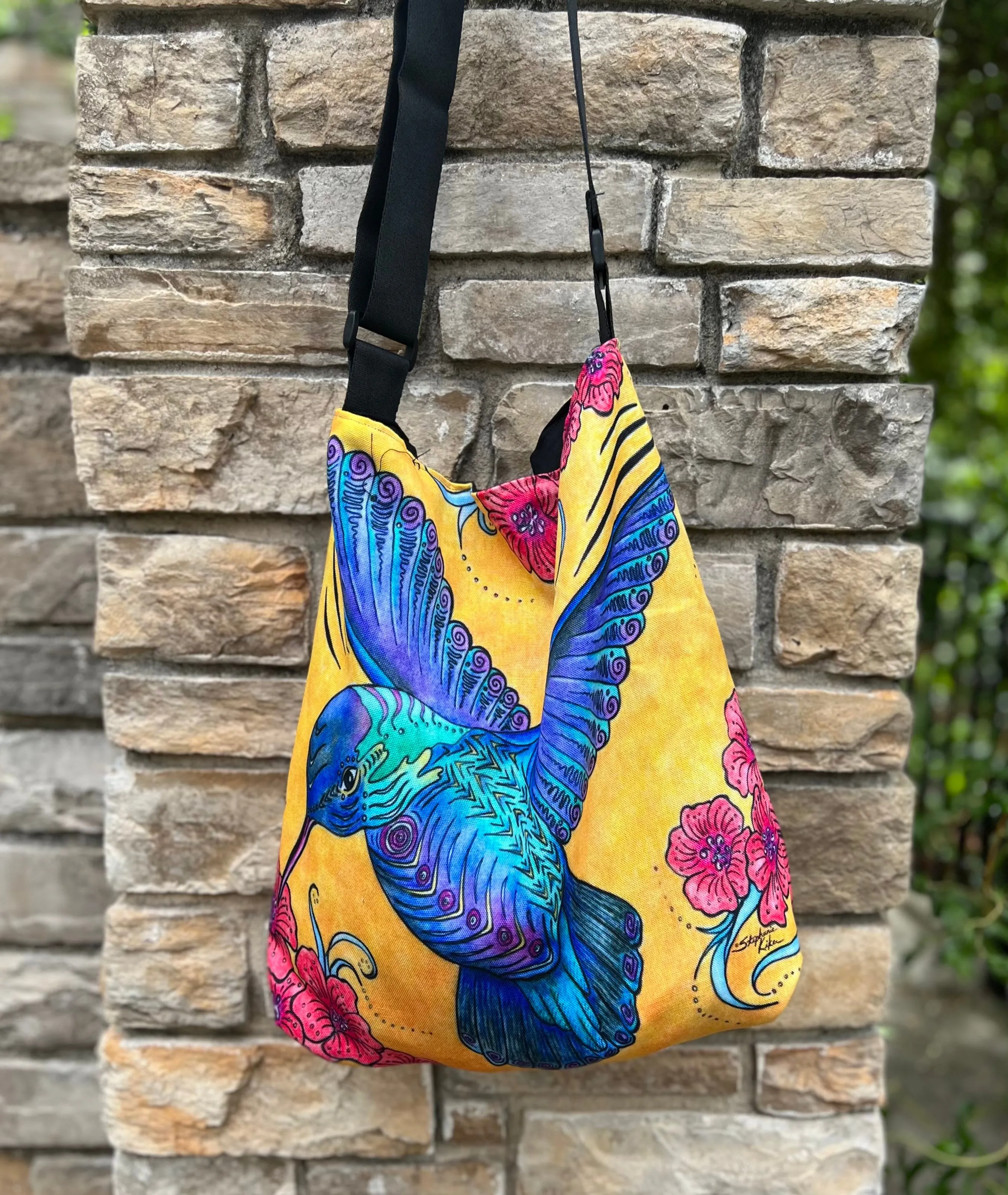 Hummingbird Tote Beach Bag