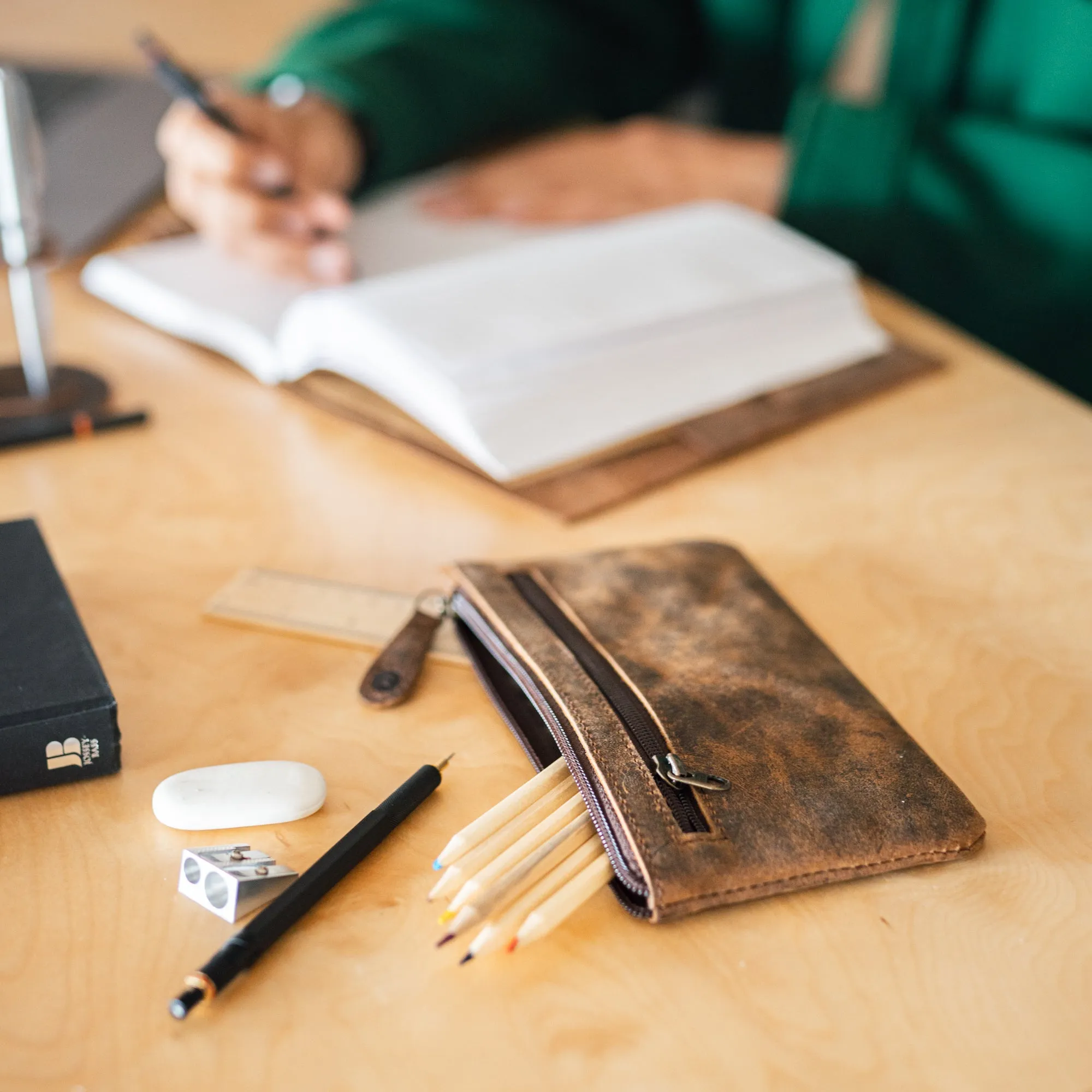 Leather Pencil Case