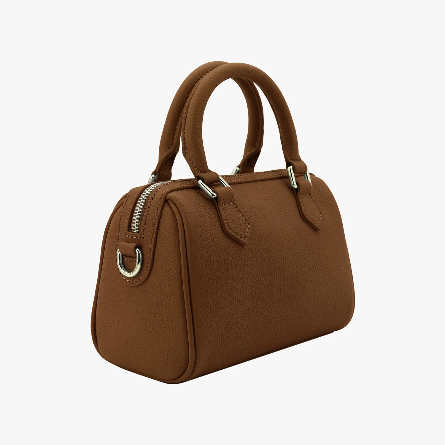 Leather Top Handle Bag