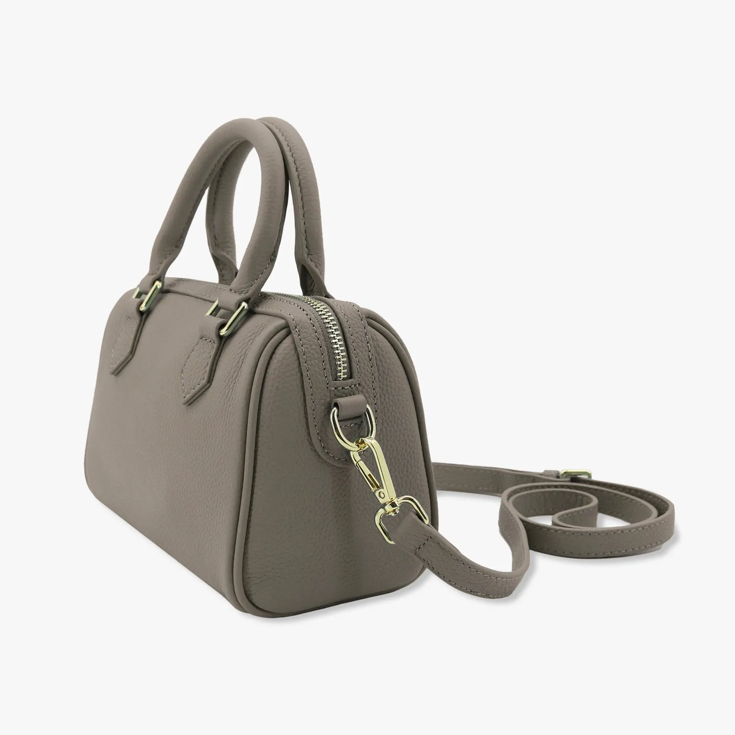 Leather Top Handle Bag