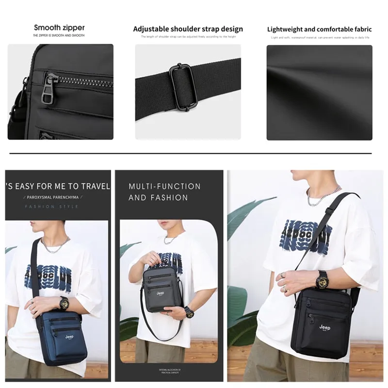 Men's Handbag Messenger Shoulder Bags Nylon High Quality Waterproof Business Casual High Capacity Male Tote Men Bag