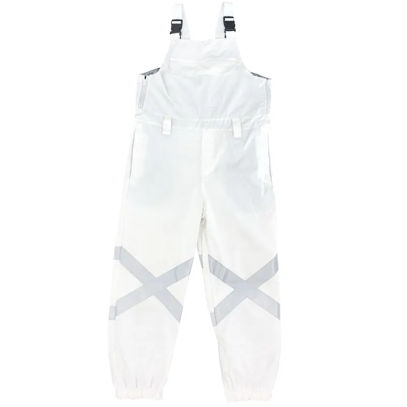 Men's Unisex North White Rosco Reflective Ski Pants Snow Bibs