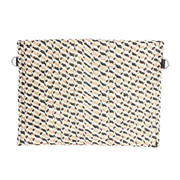 Multi Color Pattern Flap Clutch