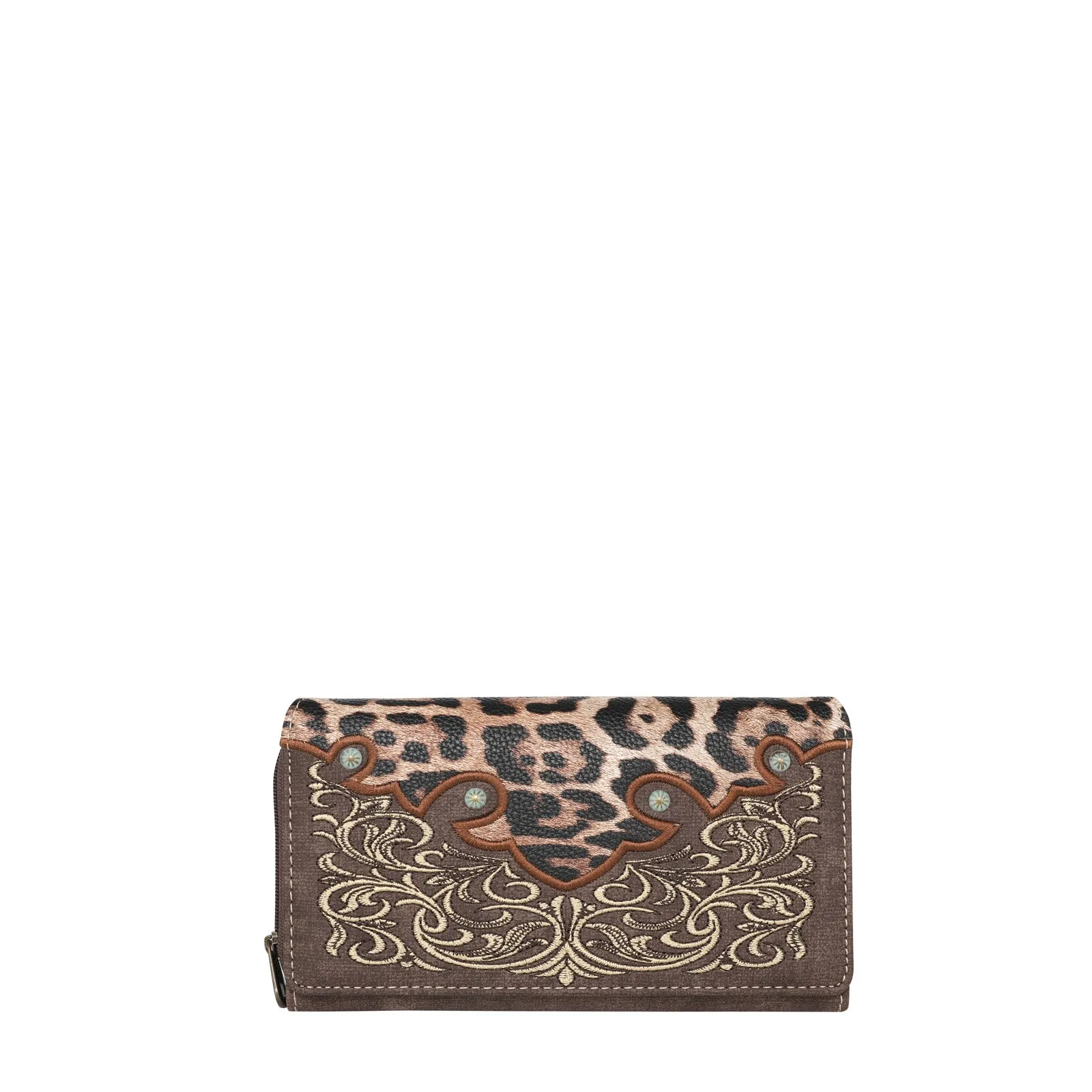 MW1213-W010 Montana West Embroidered Collection Wallet