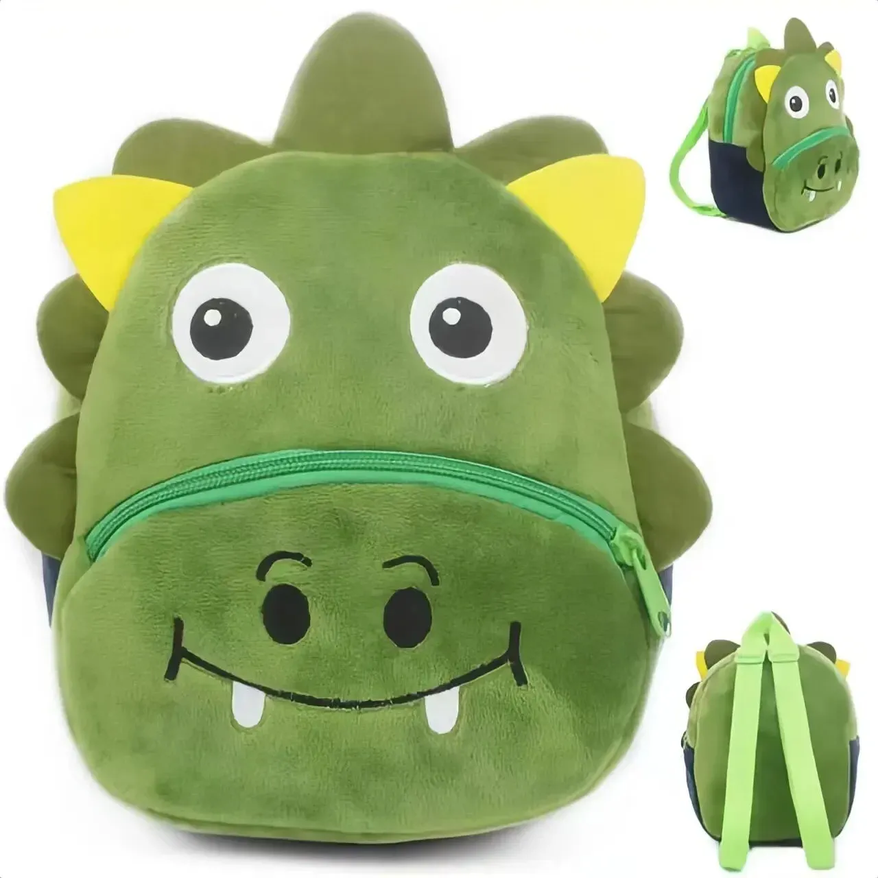 New 3D Animal Plush Backpack CartoonTrendy School Bags Girl Bookbag